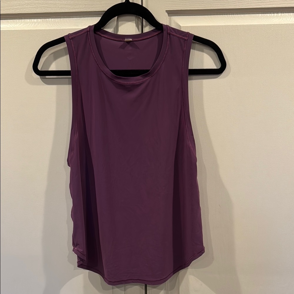 Lululemon Athletica Purple Muscle Tee Tank Top